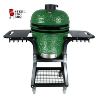 SEB KAMADO Holzkohle Kamado BBQ Grill 22 Zoll Keramik Outdoor Smoker mit eingebautem Thermometer Großhandel USA