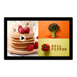 Cadre photo numérique Android WiFi personnalisé <span class=keywords><strong>de</strong></span> 21,5 pouces avec écran tactile et lecture vidéo, application <span class=keywords><strong>de</strong></span> téléchargement <span class=keywords><strong>de</strong></span> vidéo - Product Image 1