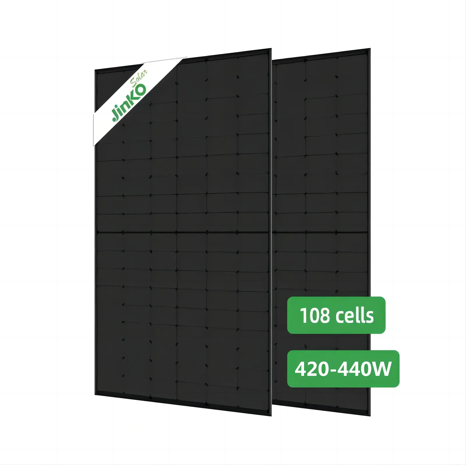 Jinko Mono kristalline Solarmodule All Black 425Wp 430W 420W Eu Solarpanel-Lager aus China