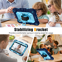 Nouvelle Housse de Tablette Robuste pour Enfants, Étui Antichoc pour iPad Mini 8 avec Bandoulière Réglable et Support de Main