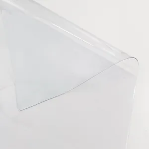 Clear Pvc Sheet 0.08Mm Pvc Transparent Sheet Price Crystal Super Clear Soft Flexible Plastic Vinyl Film In Roll Thin Sheeting