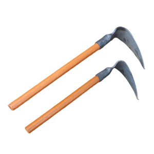 Zappa Professionale Taisyfo YH-42 per Agricoltori, Lama in Acciaio Forgiato ad Alta Durezza, Manico in Legno Argentato, Angolo Triangolare Affilato - Product Image 4