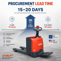 Transpalette électrique certifié CE Everlift 2T, transpalette électrique 2,0t, transpalette électrique pour usage en usine