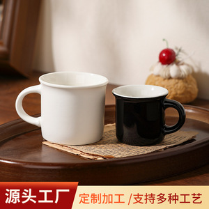 Ceramic Mug 180ml White Retro Design Screen <b>Printing</b> Gift For <b>Coffee</b> Tea - Product Image 5