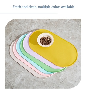 <span class=keywords><strong>Tappetino</strong></span> <span class=keywords><strong>in</strong></span> <span class=keywords><strong>Silicone</strong></span> per Cibo per Cani e Gatti, Ovale Impermeabile Antiscivolo, <span class=keywords><strong>Tappetino</strong></span> Anti-Rovesciamento per Ciotole - Product Image 6