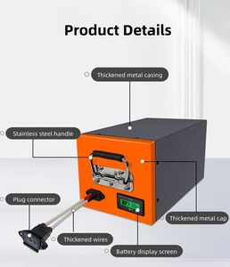 Baterías de Iones de Litio Prismáticas de 48V 60V 72V 30Ah 40Ah 50Ah 60Ah 70Ah LiFePO4 para Motocicleta Eléctrica - Product Image 4