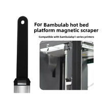 Alat Pengikis Plat Printer untuk Bambu Lab A1/A1 Mini/P1/X1, Alat Penghapus Bilah Baja, Pembersih Alas Cetak, Pengikis Platform PEI