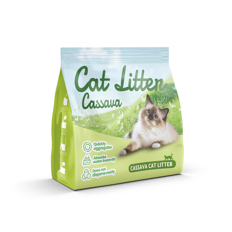 Flushable Cassava Cat Litter Super Absorbent