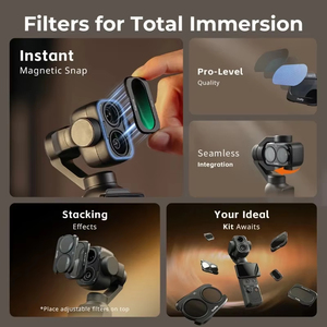   Kit de Filtros de Cámara 6658 para DJI Osmo Pocket 4P, Filtros Cinematográficos Magnéticos Apilables, Accesorios - Product Image 3