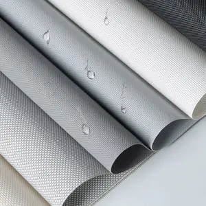 Semi Blackout Daylight Sunscreen Fabric Waterproof Fireproof Polyester Plain Blackout Roller Blind Fabric