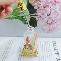 Botol Parfum Logam Angsa Arab 12Ml Wadah Kaca Attar 0il Esensial Alkohol Outlet Pabrik Botol Isi Ulang #56511