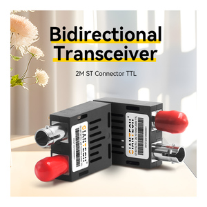 GIANTECH 1X9 Paquete de Transceptores de Fibra Óptica Monomodo de Doble Fibra 1310NM 20KM de Grado Comercial con Conectores SC y 3 Años de Garantía - Product Image 1