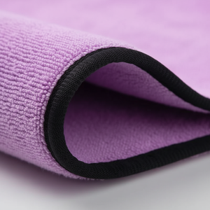 Chiffon de nettoyage carré en microfibre tissée super absorbante Hongqian XW, séchage rapide, écologique, serviettes de lavage de voiture pour voitures, utilisation en cuisine - Product Image 1