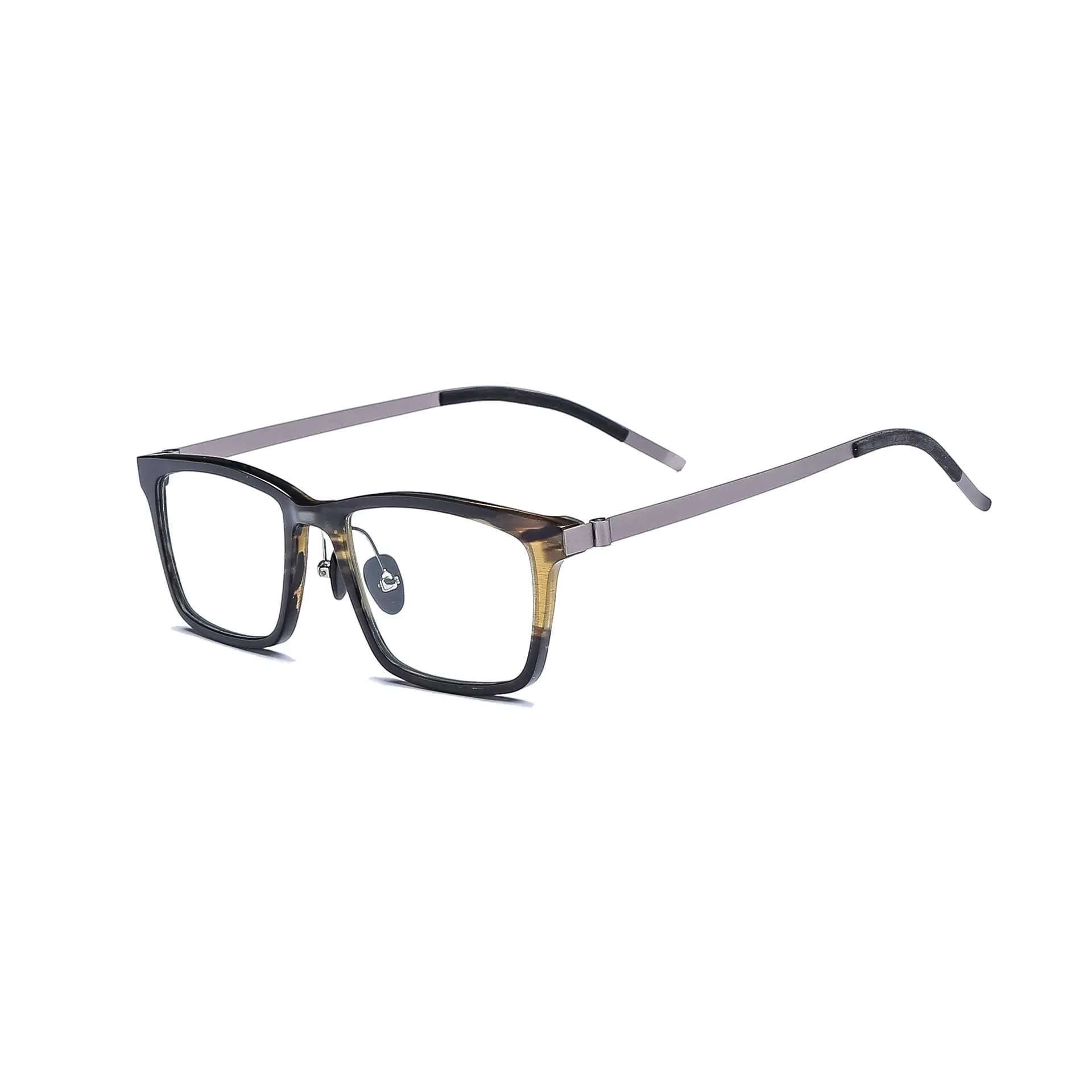YTS1816 çerçeve ve gözlük ve toptan kare high end retro unisex gözlük çerçeveleri korna manuel gözlük çerçeveleri gözlük 2022