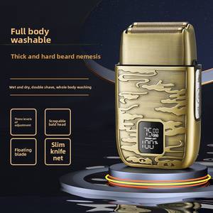 Usine directe <span class=keywords><strong>meilleur</strong></span> <span class=keywords><strong>rasoir</strong></span> à feuille électrique <span class=keywords><strong>pour</strong></span> hommes IPX6 alternatif Double tête Usb Rechargeable <span class=keywords><strong>rasoir</strong></span> <span class=keywords><strong>pour</strong></span> hommes <span class=keywords><strong>pour</strong></span> barbiers - Product Image 3