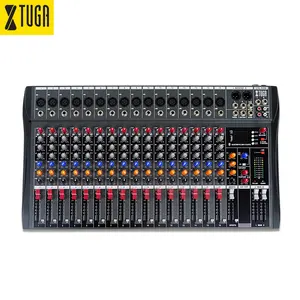 XTUGA CT160X Best service Low MOQ Live 16 Channels Dj controller audio console mixer