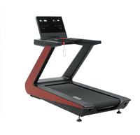 Cinta de Correr Comercial para Gimnasio con Pantalla LED, Motor Eléctrico de 3.0HP, Velocidad de 1.0-20km/h, Estructura de Acero, Máquina para Correr en Casa, Calorías, Hyper