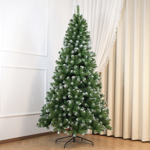 Christmas Snow-Flocked Christmas <b>Tree</b> Hotel and Mall Decorative Setup, Snowfall Effect, Living Room and Bedroom - Product Image 2