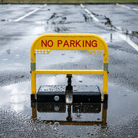 Sistema Inteligente de Gestión de Estacionamiento con Control Remoto Bluetooth para Aplicaciones Privadas, Barrera de Estacionamiento, Bloqueador de Espacio de Estacionamiento