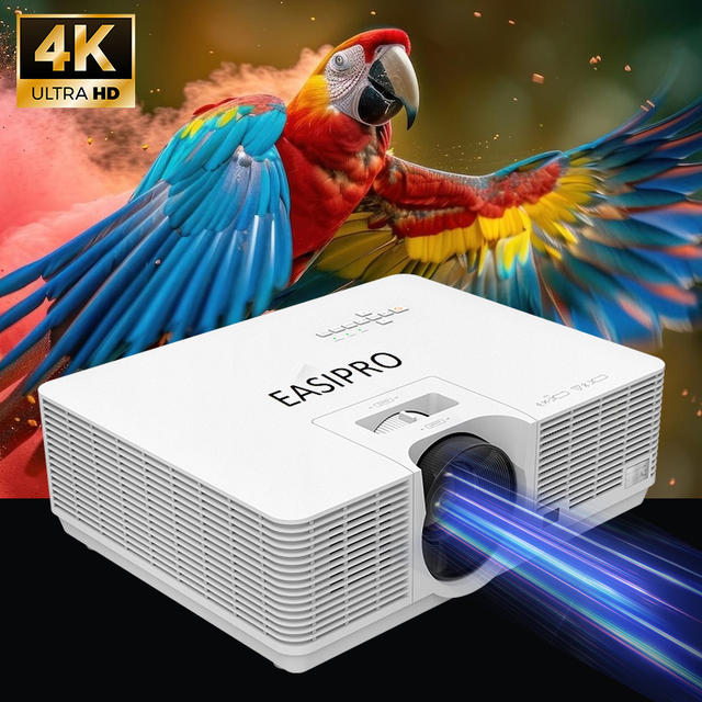 Wholesale Ultra Short Throw 4K DLP 5000 Lumens Laser Projectors Android WIFI Home Theater Video Auto Focus Laser Projector
