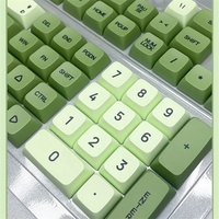 Keycaps de sublimation PBT Matcha Thaïlandais/Arabe/Coréen/Russe/Japonais Profil XDA pour clavier mécanique 61/87/104/108