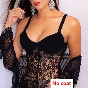 YCH Explosive New Europa y los Estados Unidos Lencería de encaje sexy Interesante <span class=keywords><strong>2</strong></span> juegos de tirantes Body Suit - Product Image 5