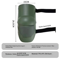 Genouillères rembourrées en mousse EVA, équipement de protection robuste pour la construction, le jardinage