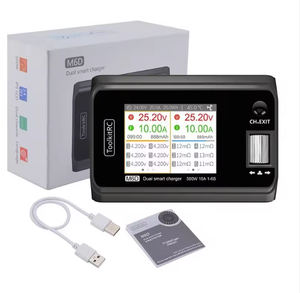 <span class=keywords><strong>Cargador</strong></span> de Batería de Doble Canal ToolkitRC M6D 500W para Drones/Aeromodelos, Compatible con Baterías de Litio Mavic Mini y <span class=keywords><strong>Phantom</strong></span> <span class=keywords><strong>4</strong></span> RTK - Product Image 3