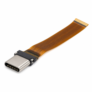 สายเคเบิล USB C FPC แบบ Type-C สายแบนยืดหยุ่น วงจรแบบริบบิ้น ขยายได้ 24 พิน ผลิตตามสั่ง OEM จัดส่งรวดเร็ว - Product Image 2