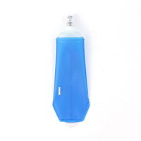 Bouteille d'eau pliable, flacon souple de 500Ml, pour voyage en plein air, Camping, avec Logo personnalisé, pour la course à pied