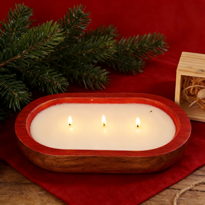 Ciotole per Candele in Legno, Decorazioni Natalizie e per Feste - Product Image 2
