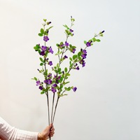Fleurs artificielles de volubilis, arrangements floraux pour la décoration intérieure, les salles modèles et les hôtels, décoration paysagère