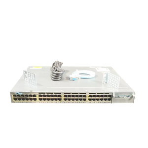 WS-C3750X-48P-E 3750X Series 48 10/100/1000 <b>Ethernet</b> POE + Ports Core Gigabit Enterprise <b>Switch</b> 176Gbps Capacity Stackable - Product Image 1