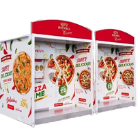 Distributeurs automatiques de pizzas entièrement automatiques pour la vente en extérieur, modèle 2026, pour la préparation rapide de repas en libre-service