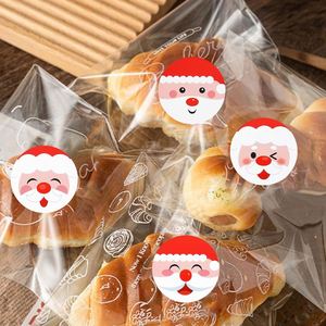 500 autocollants décoratifs de Noël ronds par rouleau, étiquettes autocollantes pour sceller les cadeaux, impression personnalisée disponible - Product Image 4