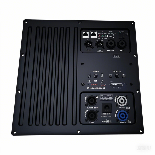 Active 2-Channel Class D DSP Power Amplifier Module for DIY Audio Sound Equipment 4ohm for Line Array Speaker Subwoofer Metal