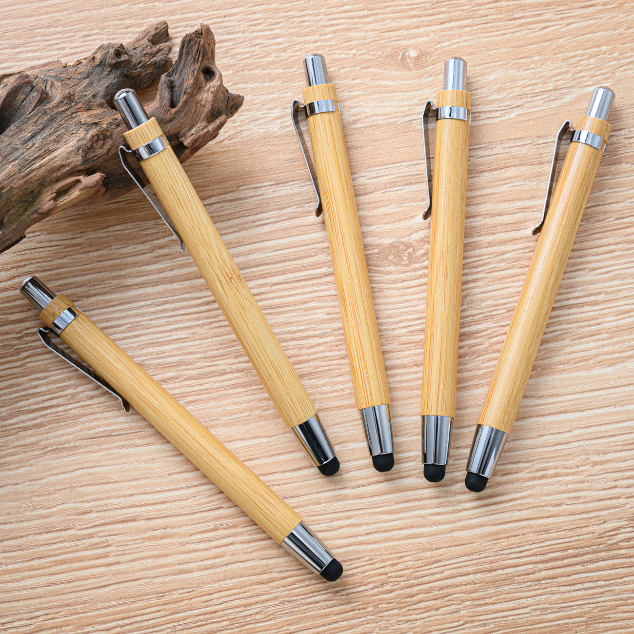 Creative Bamboo Ballpoint Pen Office Stationery Gift Advertising