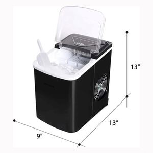 2L Water Tank <b>Mini</b> Portable Electric <b>Ice</b> <b>Maker</b> Machine Kitchen Household <b>Ice</b> Making Machine Steel Stainless <b>Ice</b> Cube <b>Maker</b> - Product Image 5