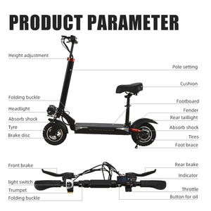 Trottinette Électrique Xiaomi d'<span class=keywords><strong>Occasion</strong></span> pour Adultes avec Siège, Meilleure Vente - Product Image 5