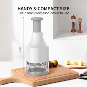 Multi-function Hand-pull Food <b>Vegetable</b> <b>Cutter</b> PP 0.8L 1.5L 2.5L Meat Grinder Portable Manual Stirrer Onion Masher Garlic - Product Image 3