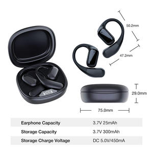 Auriculares Inalámbricos Inteligentes Multilingües con Pantalla Digital, Cancelación de Ruido, Tecnología de Conducción Ósea, Auriculares Deportivos - Product Image 3
