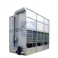 Compresseur évaporatif à eau refroidie par ammoniac, condenseur, 600 kW, ammoniac NH3 R717, réfrigérant pour usine de crème glacée