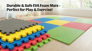 Tapete de Ejercicio Impermeable de Espuma EVA Encastrable de 60x60cm con 2cm de Grosor para Taekwondo y Uso Doméstico - Product Image 3