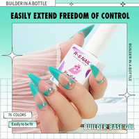 Fabricant de vernis à ongles en gel UV RS, fournisseurs de produits pour les ongles, OEM personnalisé, gel de base de construction de haute qualité, 76 couleurs, non toxique, 3-4 semaines