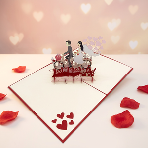 Cartes Pop-up Artisanales en Papier pour Mariage, Saint-Valentin, Anniversaire, Noël - Thème Amour (Vente en Gros) - Product Image 3