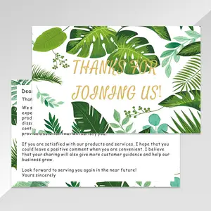 Ebay hot sale paper thank you card video postcard full color card printing cheap price