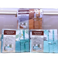 Prix bas, nombreux modèles, style américain, ensemble de draps 6 pièces, microfibre écologique, ensemble de literie 6 en 1 pour lit king-size - Vente en gros