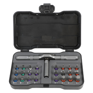 Cross Border Multi Functional Ratchet Screwdriver Set 24 In 1 S2 Steel High Hardness Torx Bit Household Tool Kit - Product Image 2