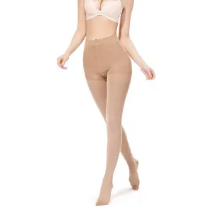 Collants de compression graduée pour femmes, <span class=keywords><strong>classe</strong></span> <span class=keywords><strong>2</strong></span>, opaques, unis, longs, tricotés, pour varices, 20-30 mmHg - Product Image 1