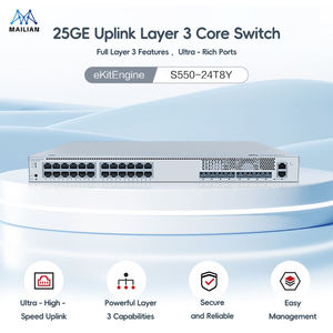 Switch HUA WEI S550-24T8Y de 24 Puertos Gigabit, 8 SFP28 10G/25G Uplink, Administrado para Redes de Oficina de Pequeñas y Medianas Empresas - Product Image 1
